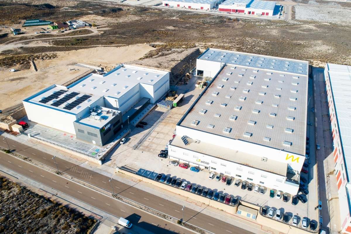 Vista aérea de Aitiip, ejemplo de qué es un centro tecnológico especializado en innovación industrial, investigación aplicada y proyectos de I+D aplicada para empresas.